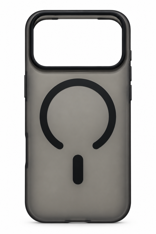 Screen Armor MagAir Case – MagSafe Hoesje voor iPhone 17 / 18 Pro – Zwart Transparant