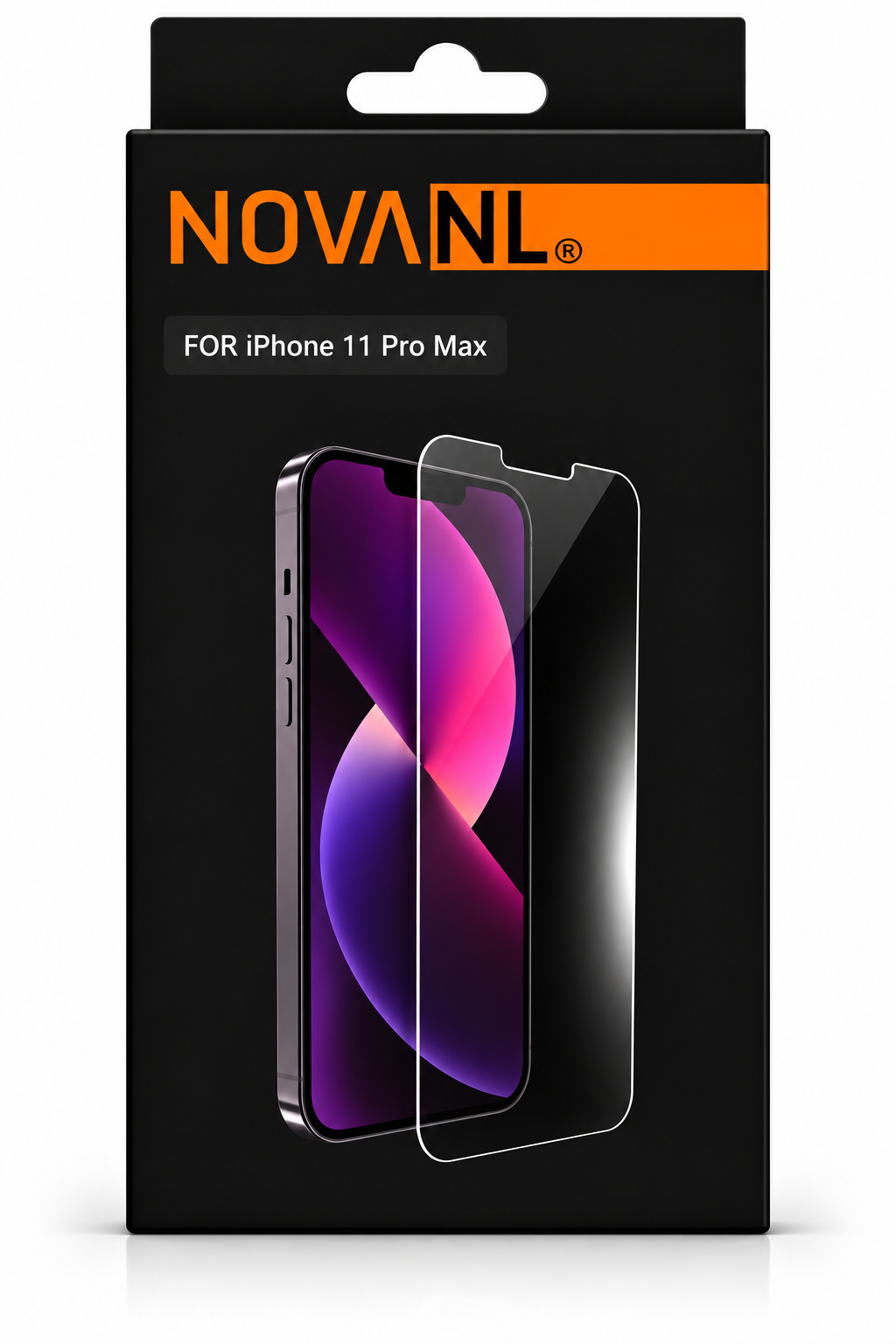NOVANL Tempered Glass Screenprotector – iPhone Xs  Max / 11 Pro Max – Case Friendly