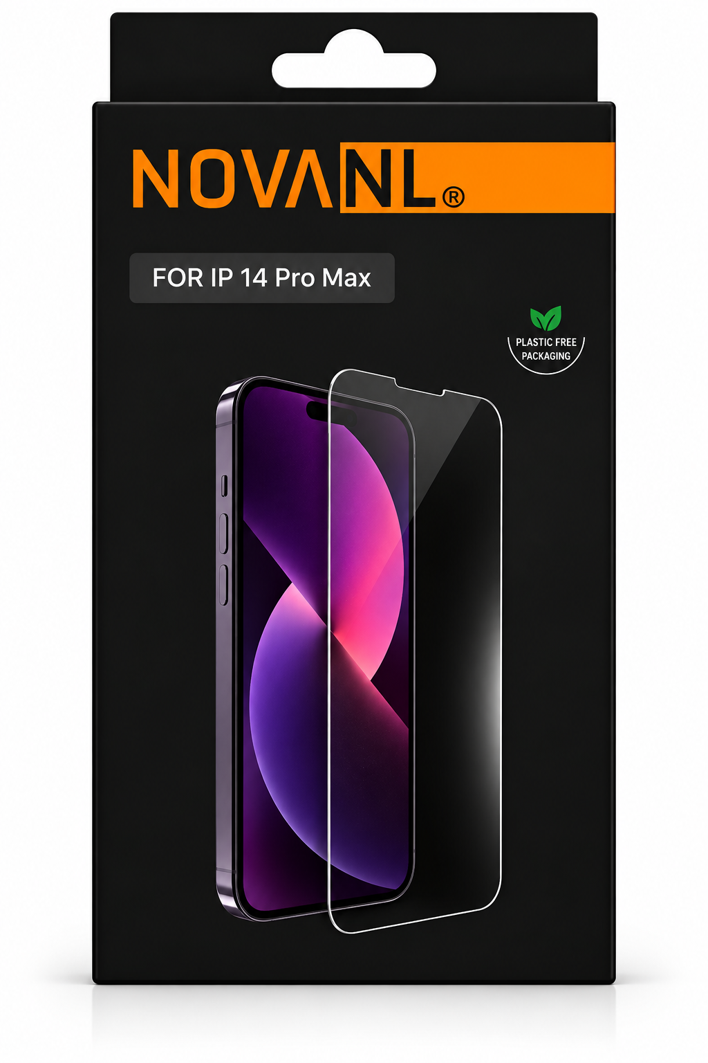 NOVANL Tempered Glass Screenprotector – iPhone 14 Pro Max – Case Friendly