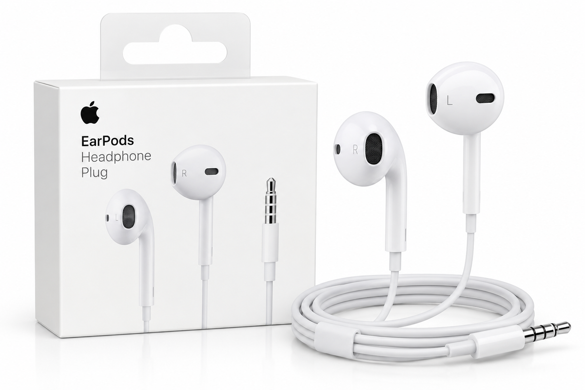 Apple EarPods met 3,5 mm Koptelefoonstekker – Origineel – Wit