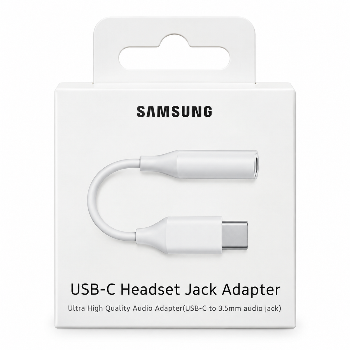 Originele Samsung USB-C naar 3,5 mm Jack Adapter – Wit