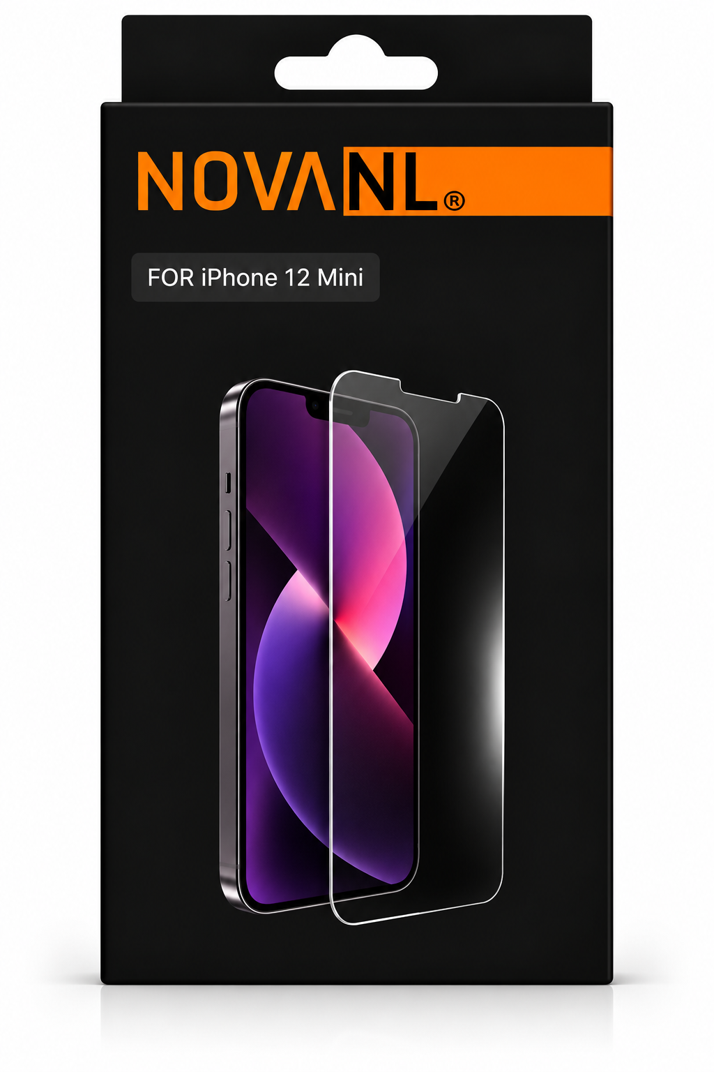 NOVANL Tempered Glass Screenprotector – iPhone 12 Mini – Case Friendly